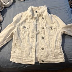 White denim jacket